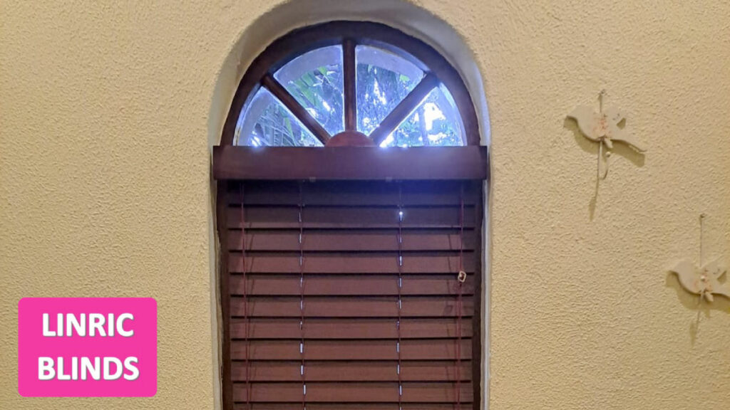 Blinds round window