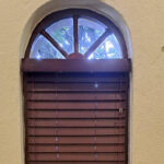 Blinds round window